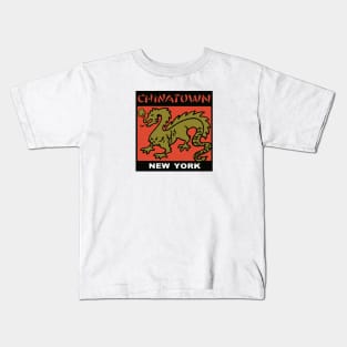 Chinatown New York Kids T-Shirt